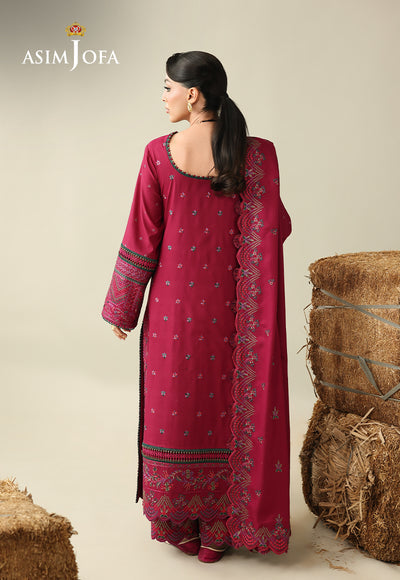 Asim Jofa | Kashmiri Collection 25 | AJULK-07 - Luxury Dress - available at Maria Faisal in UK and USA.