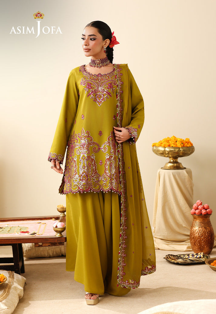 Asim Jofa | Luxury Formals 26 | AJULIH-07 - Formal Dress - available at Maria Faisal in UK and USA.