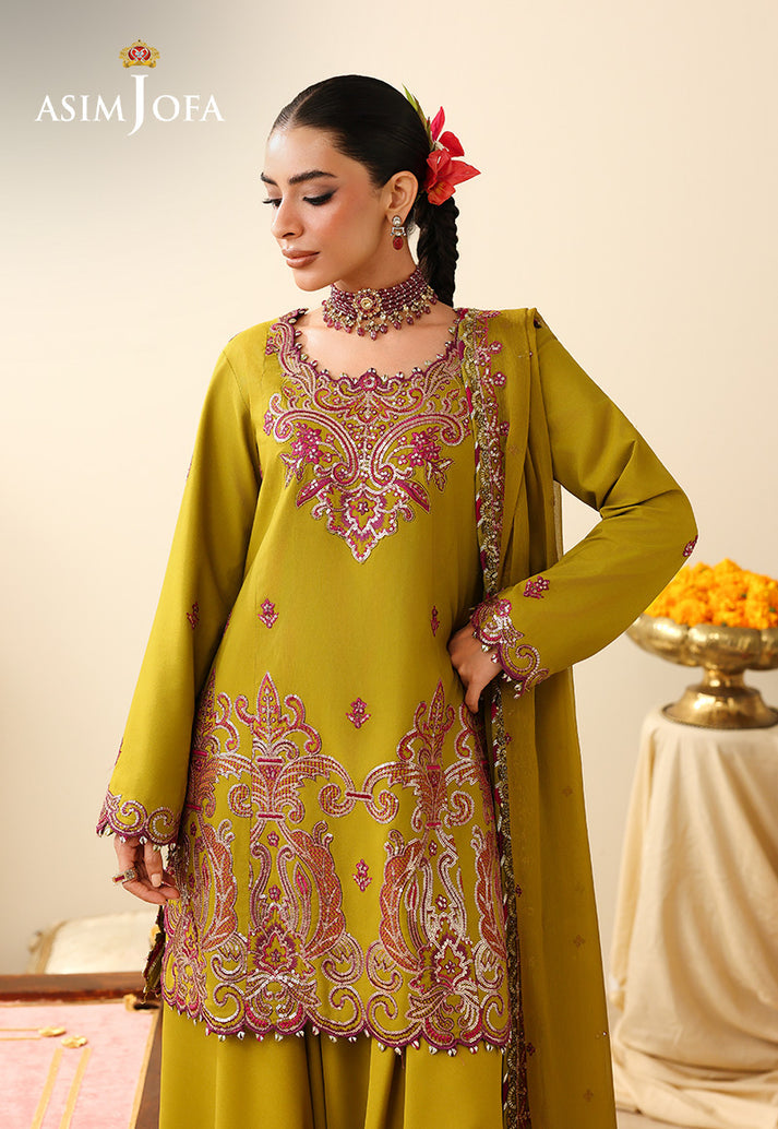 Asim Jofa | Luxury Formals 26 | AJULIH-07 - Formal Dress - available at Maria Faisal in UK and USA.