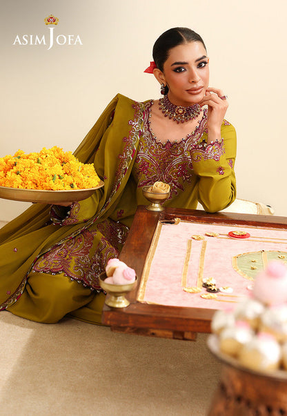 Asim Jofa | Luxury Formals 26 | AJULIH-07 - Formal Dress - available at Maria Faisal in UK and USA.