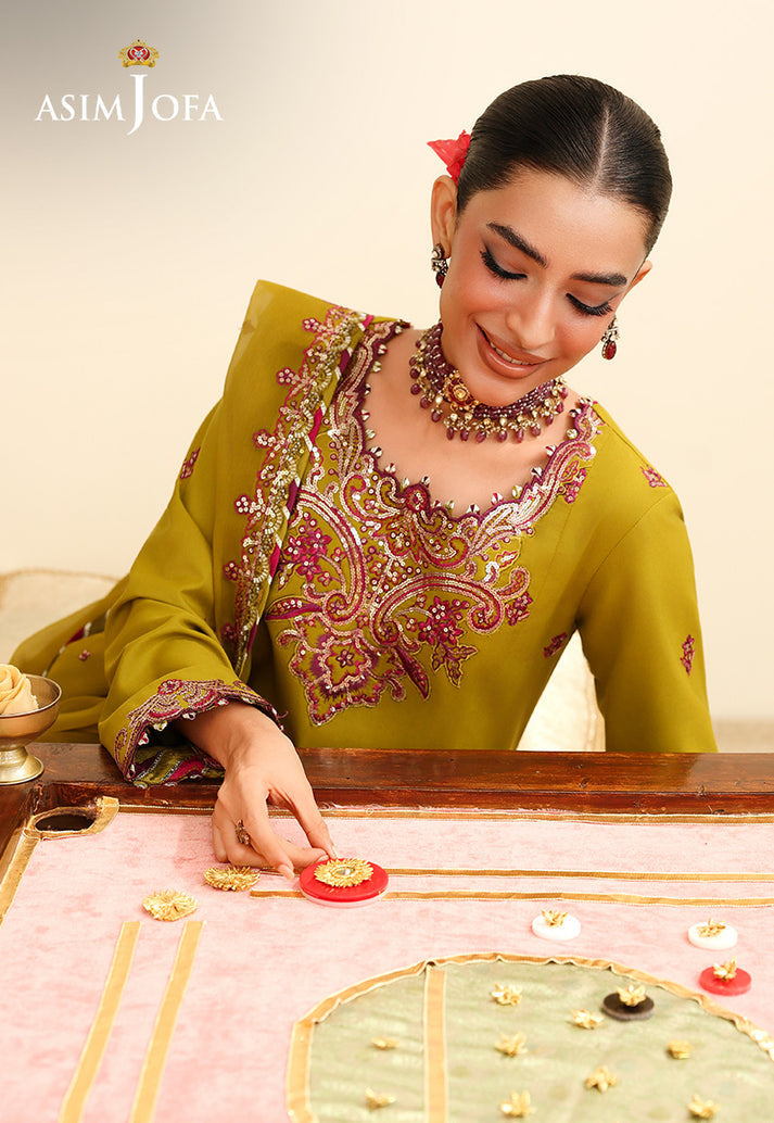 Asim Jofa | Luxury Formals 26 | AJULIH-07 - Formal Dress - available at Maria Faisal in UK and USA.
