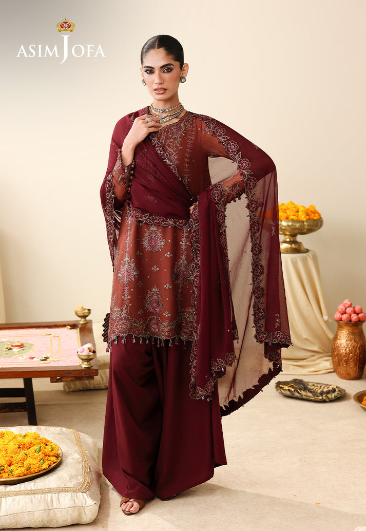 Asim Jofa | Luxury Formals 26 | AJULIH-03 - Formal Dress - available at Maria Faisal in UK and USA.