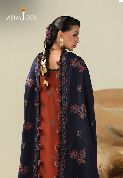 Asim Jofa | Kashmiri Collection 25 | AJULK-02 - Luxury Dress - available at Maria Faisal in UK and USA.
