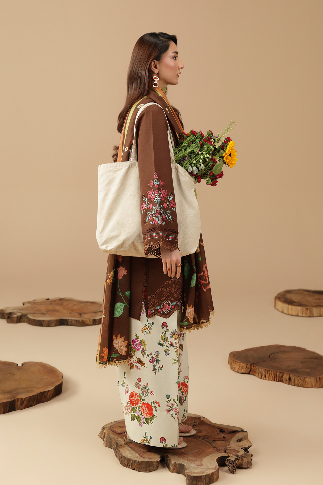 Rajbari | Jahaan Lawn | JAHAAN | 04 - Luxury Dress - available at Maria Faisal in UK and USA.