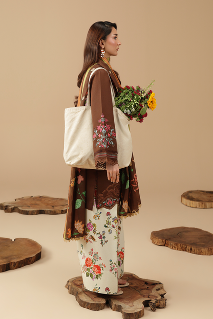 Rajbari | Jahaan Lawn | JAHAAN | 04 - Luxury Dress - available at Maria Faisal in UK and USA.