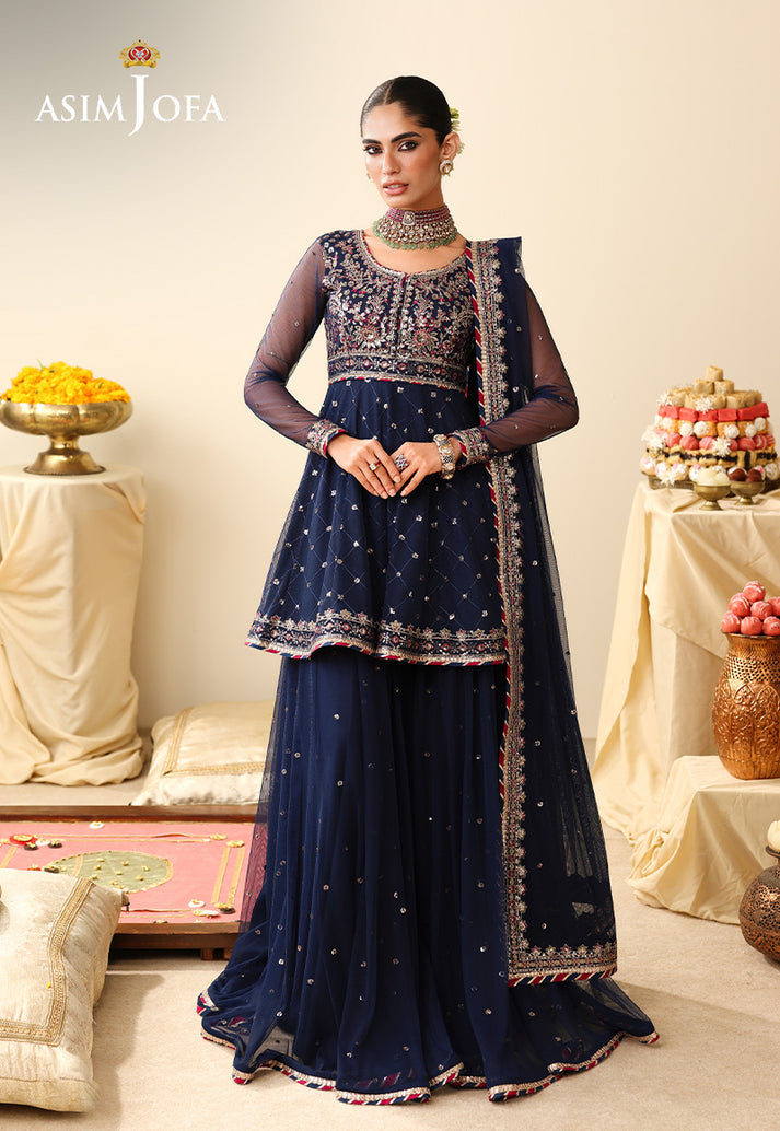Asim Jofa | Luxury Formals 26 | AJULIH-02 - Formal Dress - available at Maria Faisal in UK and USA.