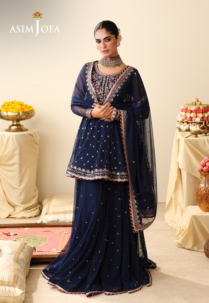 Asim Jofa | Luxury Formals 26 | AJULIH-02 - Formal Dress - available at Maria Faisal in UK and USA.
