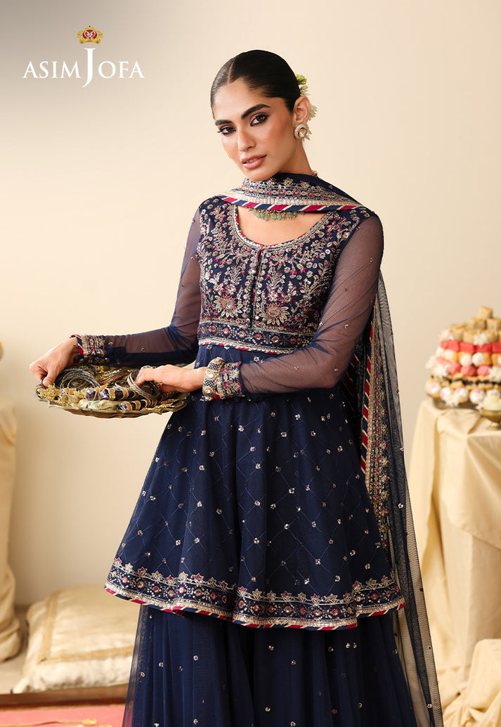 Asim Jofa | Luxury Formals 26 | AJULIH-02 - Formal Dress - available at Maria Faisal in UK and USA.