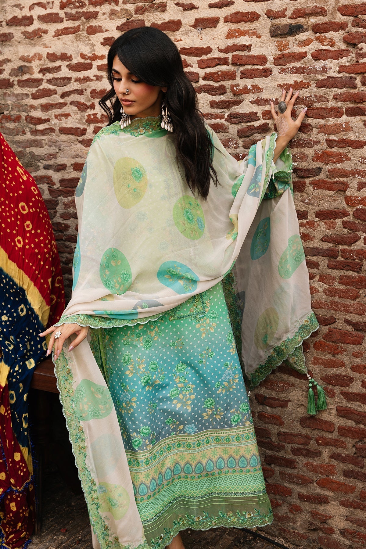 Charizma | Chunri Collection | CHN6-07 - Luxury Dress - available at Maria Faisal in UK and USA.