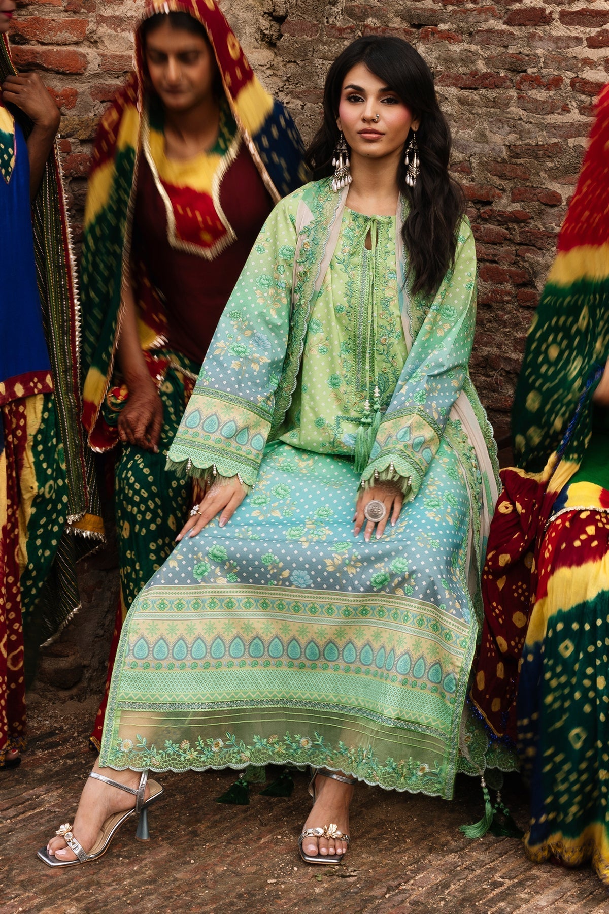Charizma | Chunri Collection | CHN6-07 - Luxury Dress - available at Maria Faisal in UK and USA.