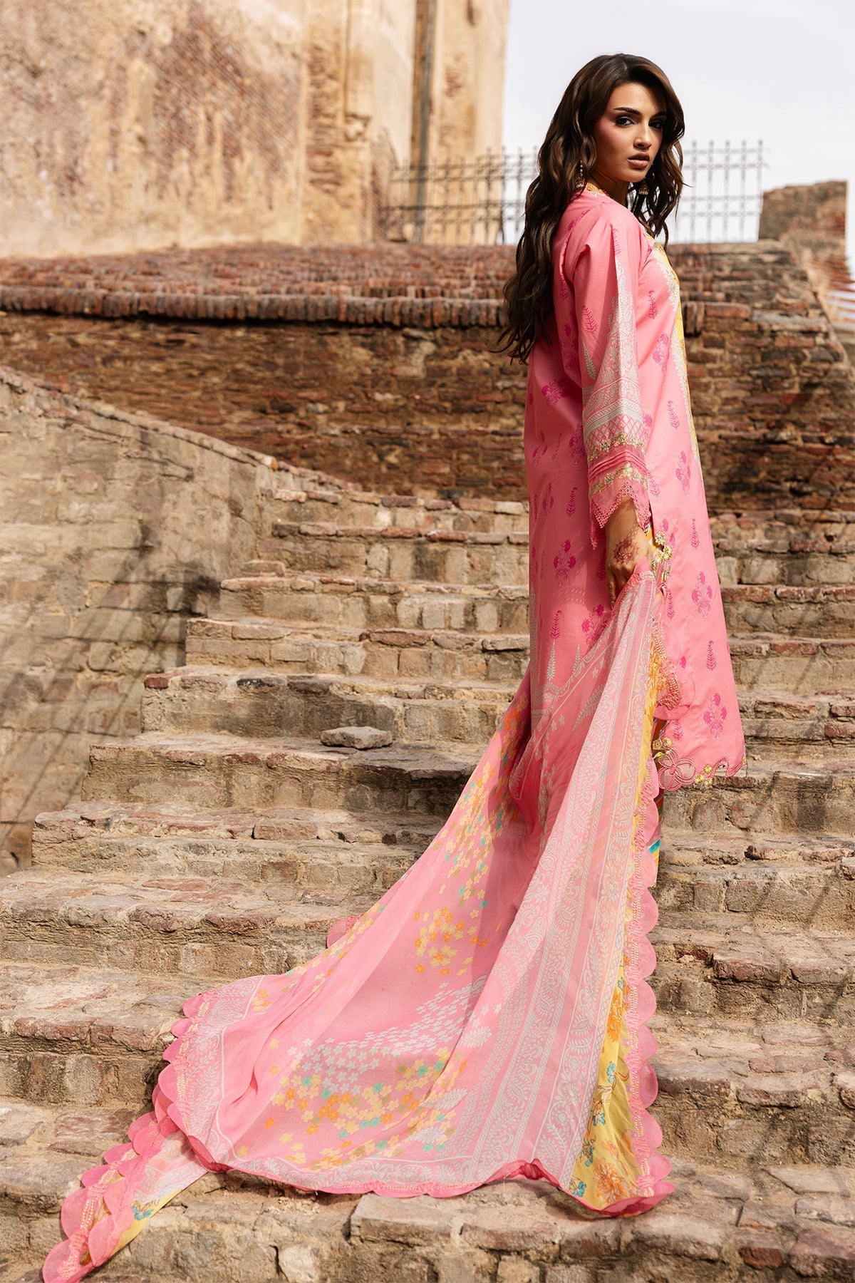 Charizma | Chunri Collection | CHN6-08 - Luxury Dress - available at Maria Faisal in UK and USA.