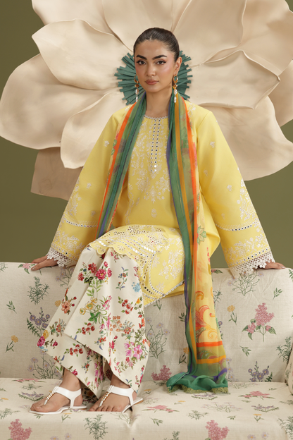 Rajbari | Jahaan Lawn | JAHAAN | 03 - Luxury Dress - available at Maria Faisal in UK and USA.