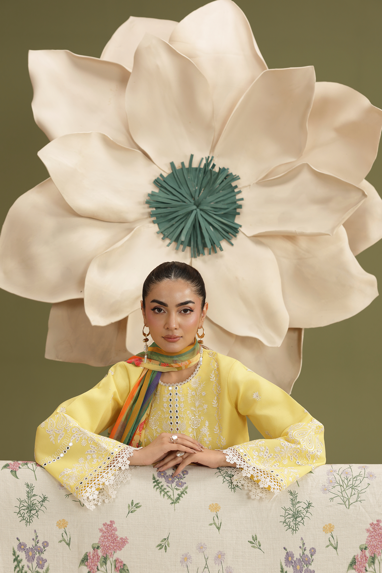 Rajbari | Jahaan Lawn | JAHAAN | 03 - Luxury Dress - available at Maria Faisal in UK and USA.