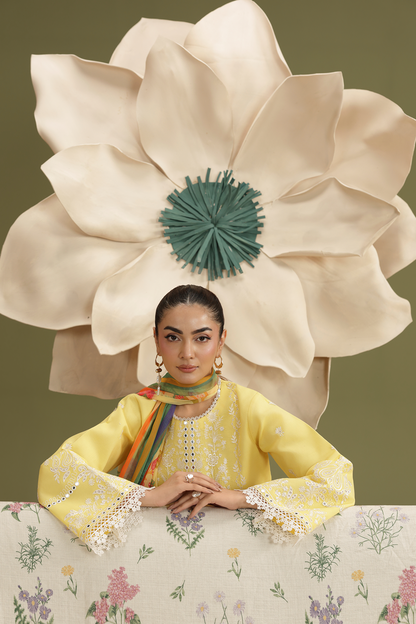 Rajbari | Jahaan Lawn | JAHAAN | 03 - Luxury Dress - available at Maria Faisal in UK and USA.