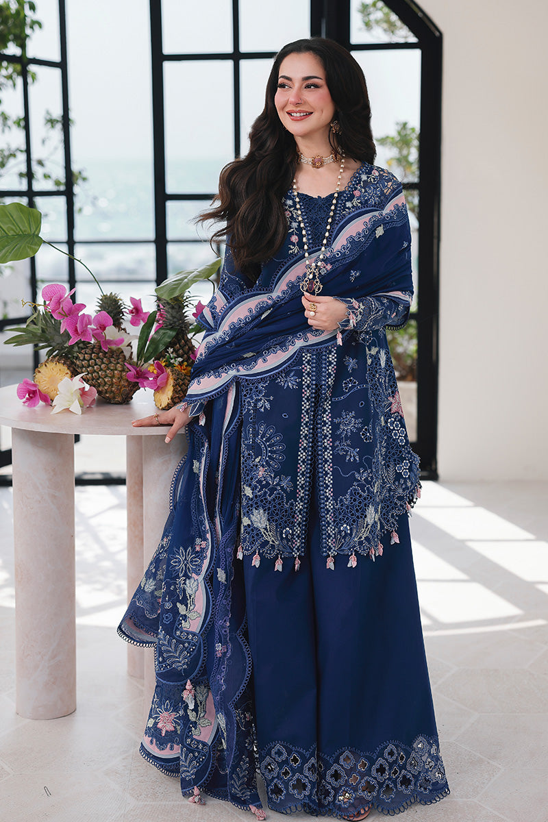 Qalamkar | Sahil Luxury Lawn 26 | SA-16 ESMA - Luxury Dress - available at Maria Faisal in UK and USA.