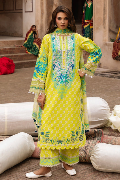 Charizma | Combination Lawn | CC6-25 - Luxury Dress - available at Maria Faisal in UK and USA.