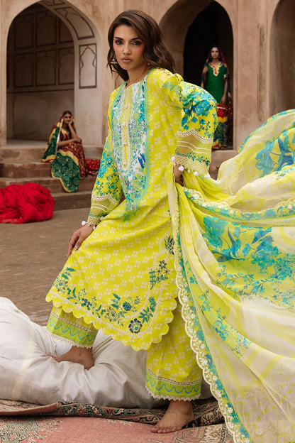 Charizma | Combination Lawn | CC6-25 - Luxury Dress - available at Maria Faisal in UK and USA.