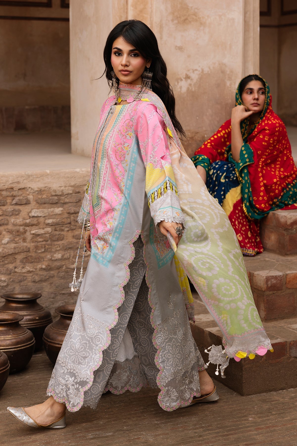 Charizma | Chunri Collection | CHN6-01 - Luxury Dress - available at Maria Faisal in UK and USA.