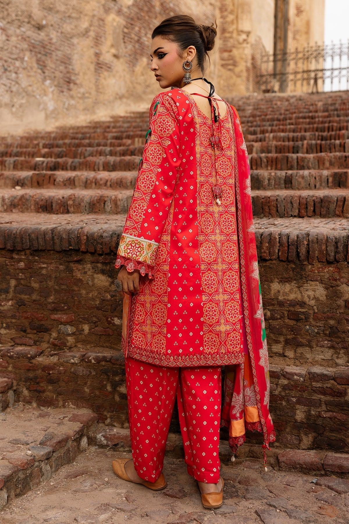 Charizma | Chunri Collection | CHN6-06 - Luxury Dress - available at Maria Faisal in UK and USA.