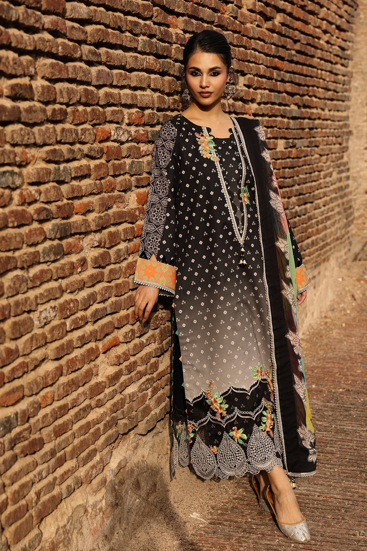 Charizma | Chunri Collection | CHN6-02 - Luxury Dress - available at Maria Faisal in UK and USA.