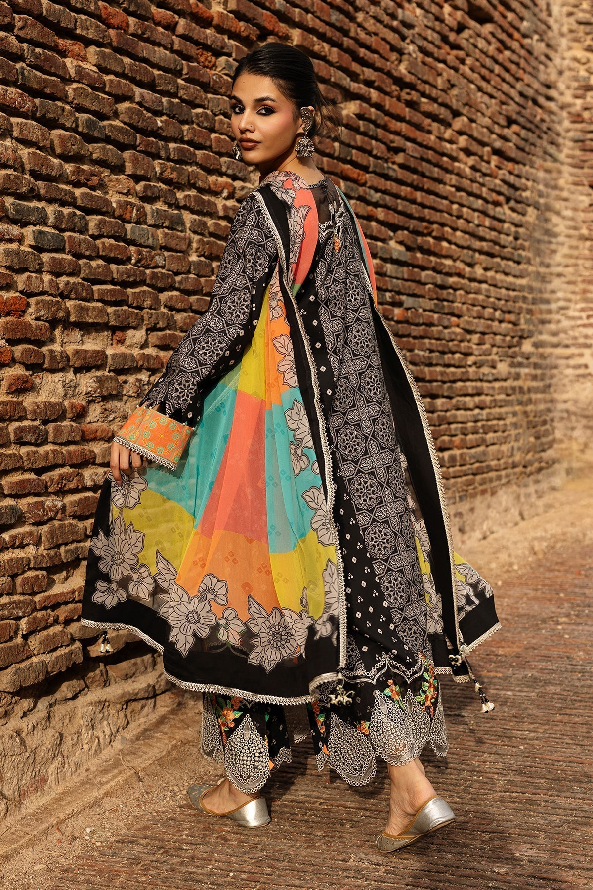 Charizma | Chunri Collection | CHN6-02 - Luxury Dress - available at Maria Faisal in UK and USA.