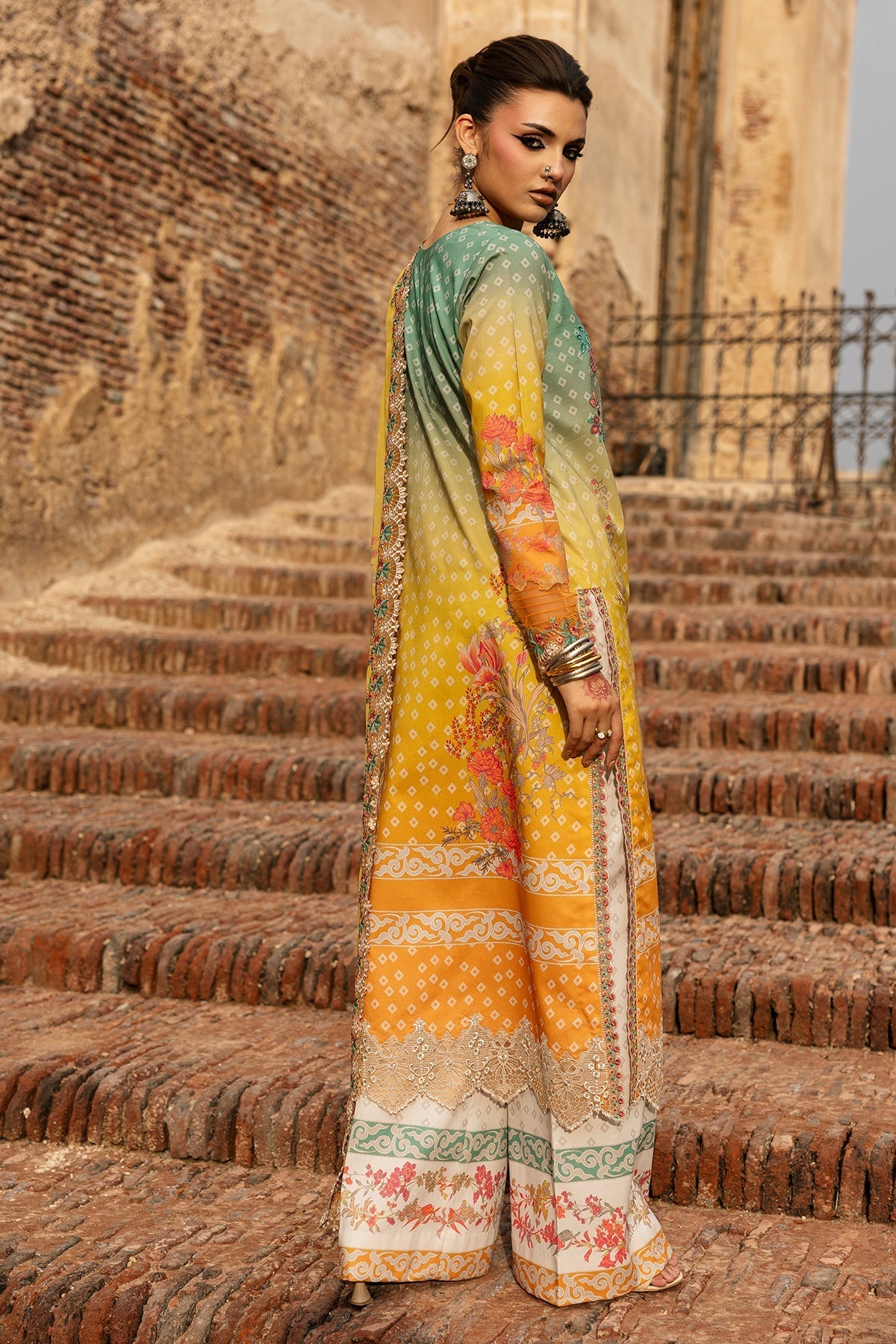Charizma | Chunri Collection | CHN6-03 - Luxury Dress - available at Maria Faisal in UK and USA.