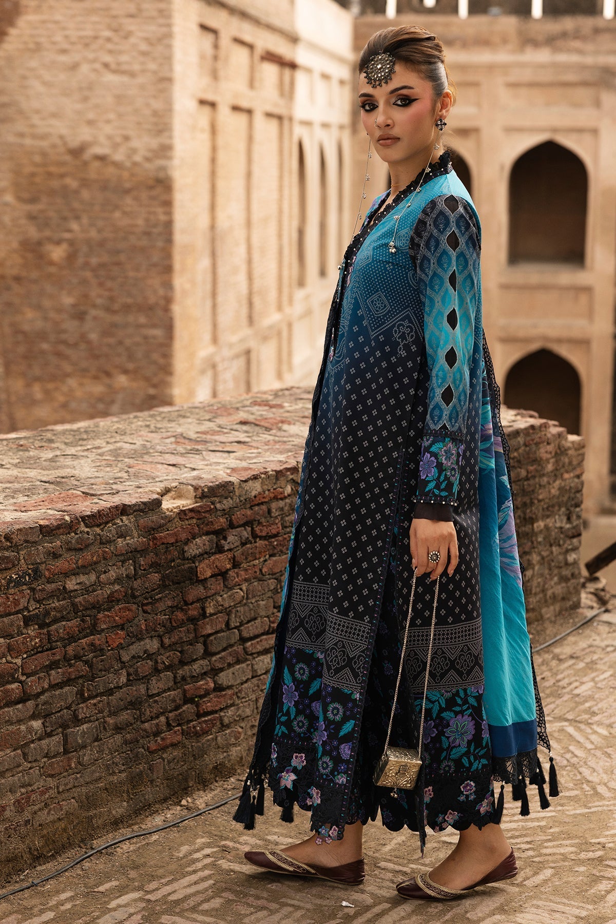 Charizma | Chunri Collection | CHN6-04 - Luxury Dress - available at Maria Faisal in UK and USA.
