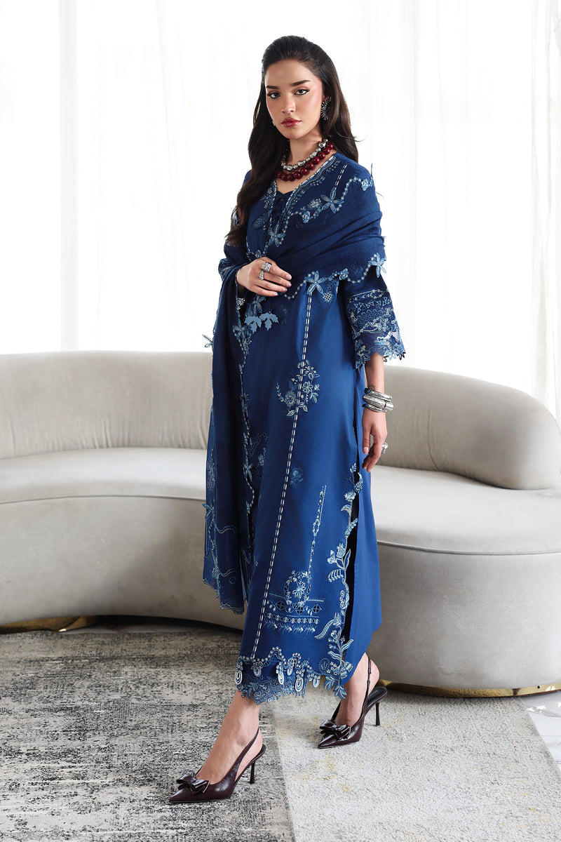 Qalamkar | Q Line Lawn 26 | QKL-01 SORAI - Luxury Dress - available at Maria Faisal in UK and USA.