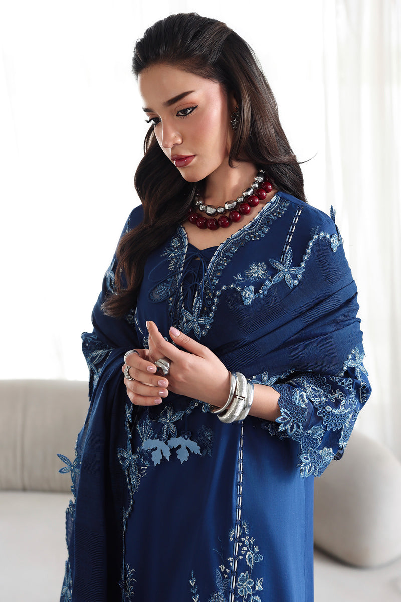 Qalamkar | Q Line Lawn 26 | QKL-01 SORAI - Luxury Dress - available at Maria Faisal in UK and USA.