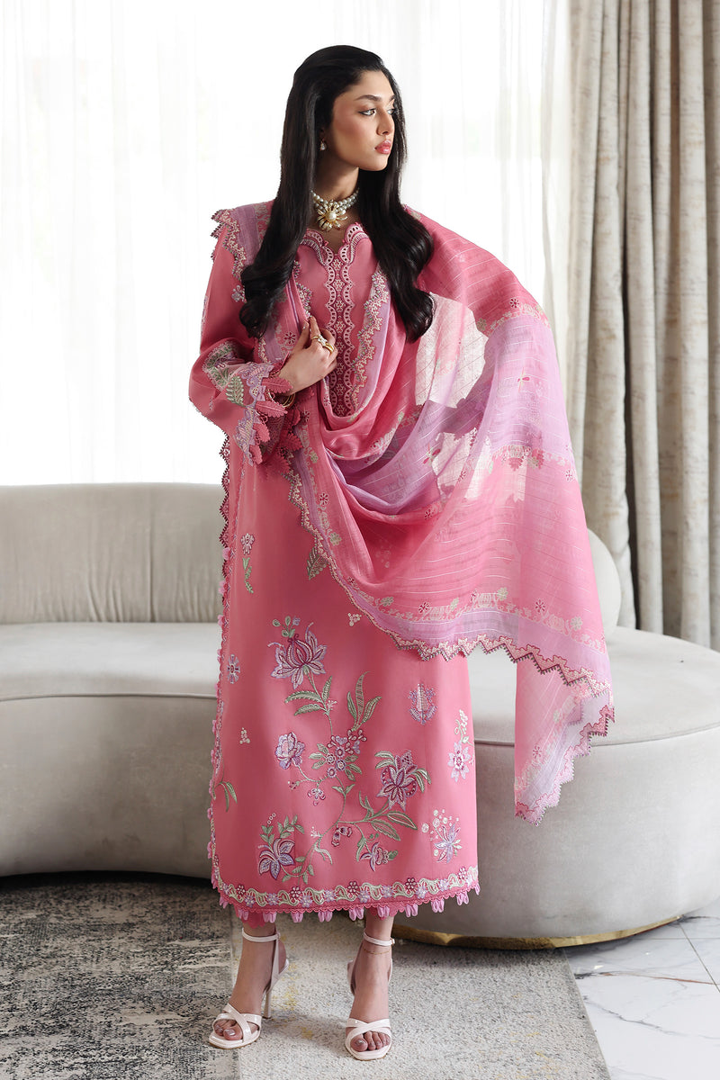 Qalamkar | Q Line Lawn 26 | QKL-02 ABEER - Luxury Dress - available at Maria Faisal in UK and USA.