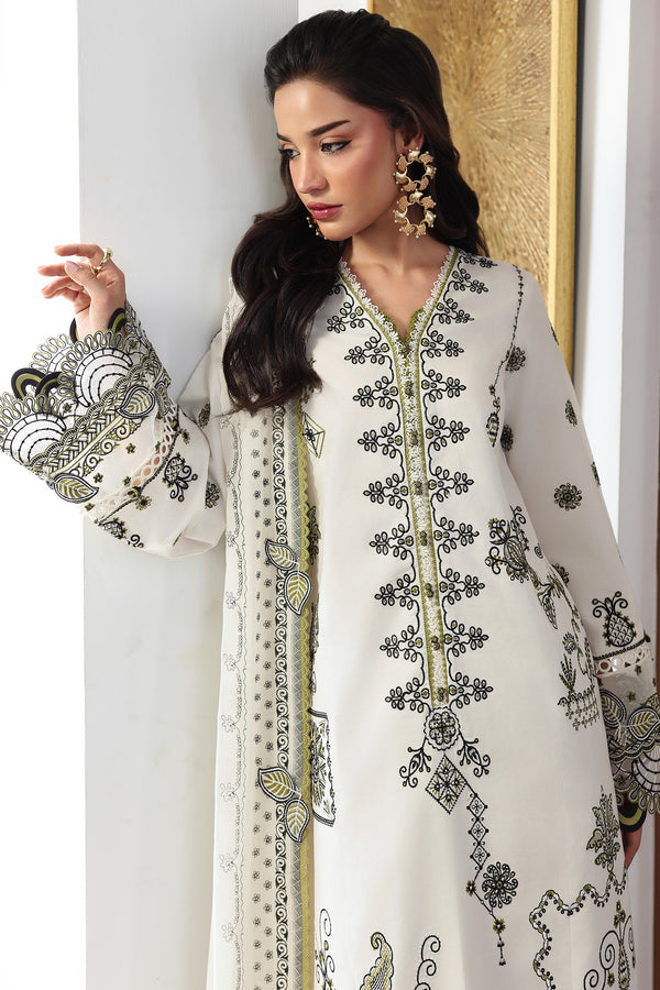 Qalamkar | Q Line Lawn 26 | QKL-13 REEMA - Luxury Dress - available at Maria Faisal in UK and USA.