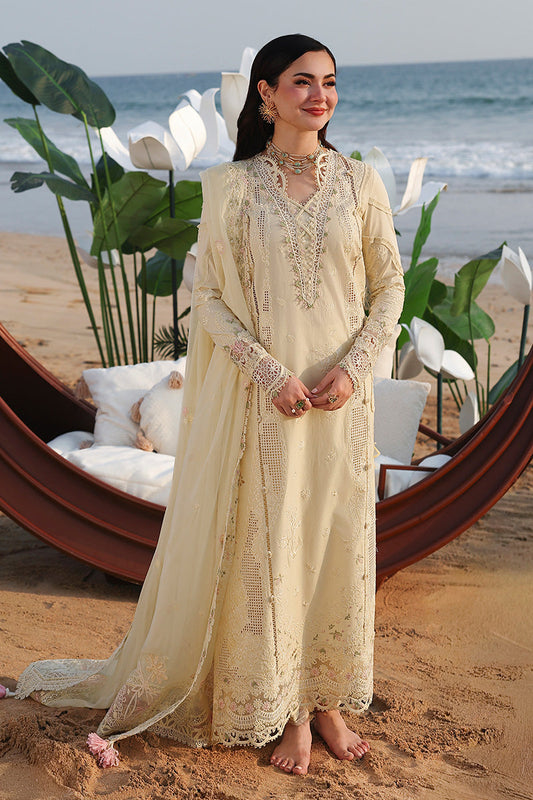 Qalamkar | Sahil Luxury Lawn 26 | SA-03 SAFA - Luxury Dress - available at Maria Faisal in UK and USA.