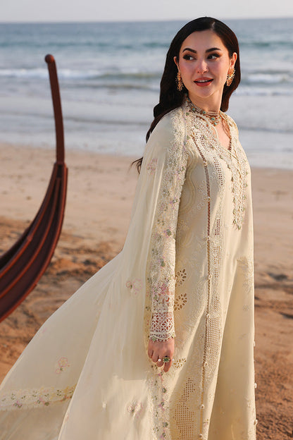 Qalamkar | Sahil Luxury Lawn 26 | SA-03 SAFA - Luxury Dress - available at Maria Faisal in UK and USA.