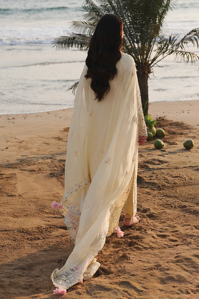 Qalamkar | Sahil Luxury Lawn 26 | SA-03 SAFA - Luxury Dress - available at Maria Faisal in UK and USA.