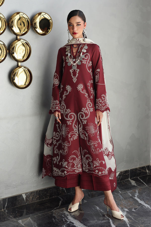 Qalamkar | Q Line Lawn 26 | QKL-08 NISA - Luxury Dress - available at Maria Faisal in UK and USA.