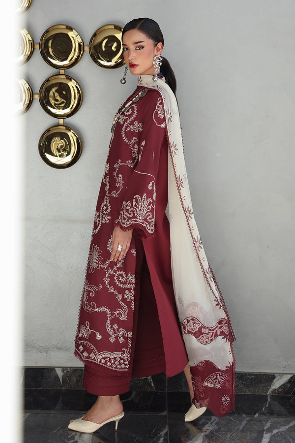 Qalamkar | Q Line Lawn 26 | QKL-08 NISA - Luxury Dress - available at Maria Faisal in UK and USA.