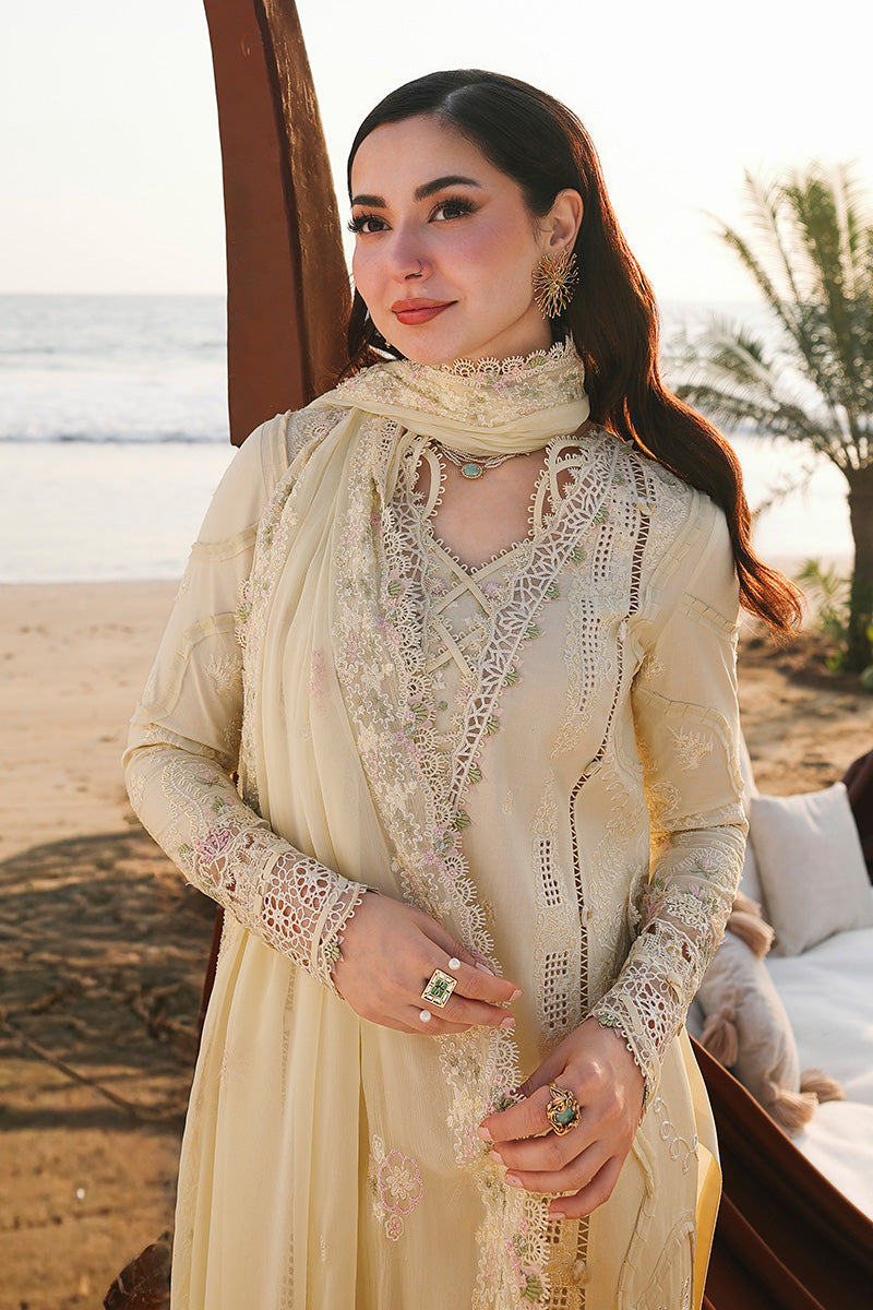 Qalamkar | Sahil Luxury Lawn 26 | SA-03 SAFA - Luxury Dress - available at Maria Faisal in UK and USA.