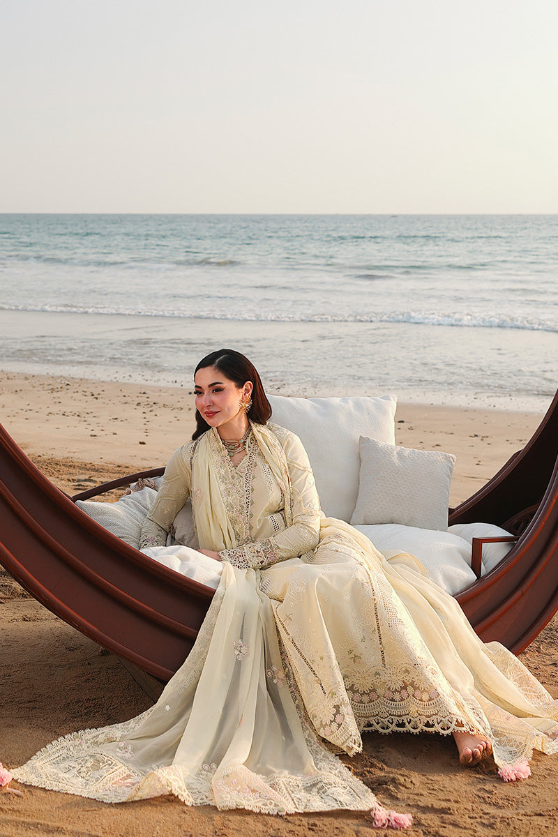 Qalamkar | Sahil Luxury Lawn 26 | SA-03 SAFA - Luxury Dress - available at Maria Faisal in UK and USA.