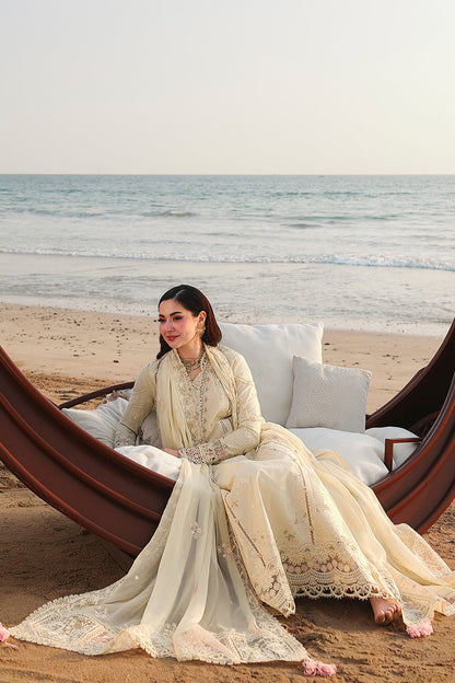 Qalamkar | Sahil Luxury Lawn 26 | SA-03 SAFA - Luxury Dress - available at Maria Faisal in UK and USA.