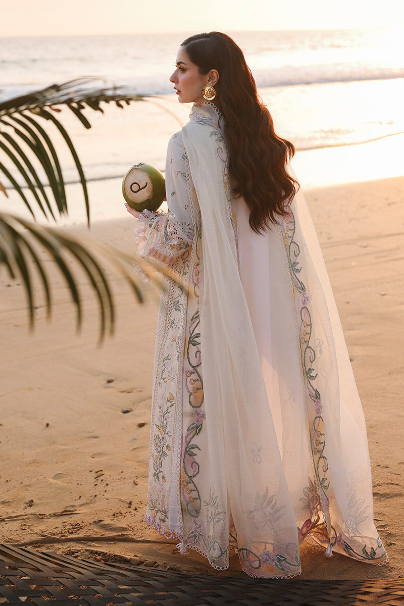 Qalamkar | Sahil Luxury Lawn 26 | SA-10 ILARA - Luxury Dress - available at Maria Faisal in UK and USA.