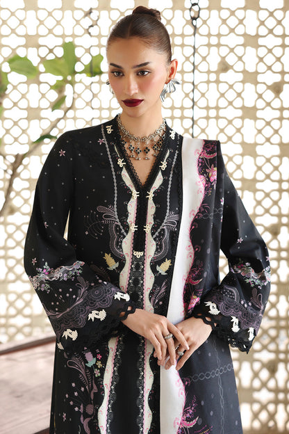 Qalamkar | QPrints Winter 25 | QW-01 (A) TYANA - Casual Dress - available at Maria Faisal in UK and USA.
