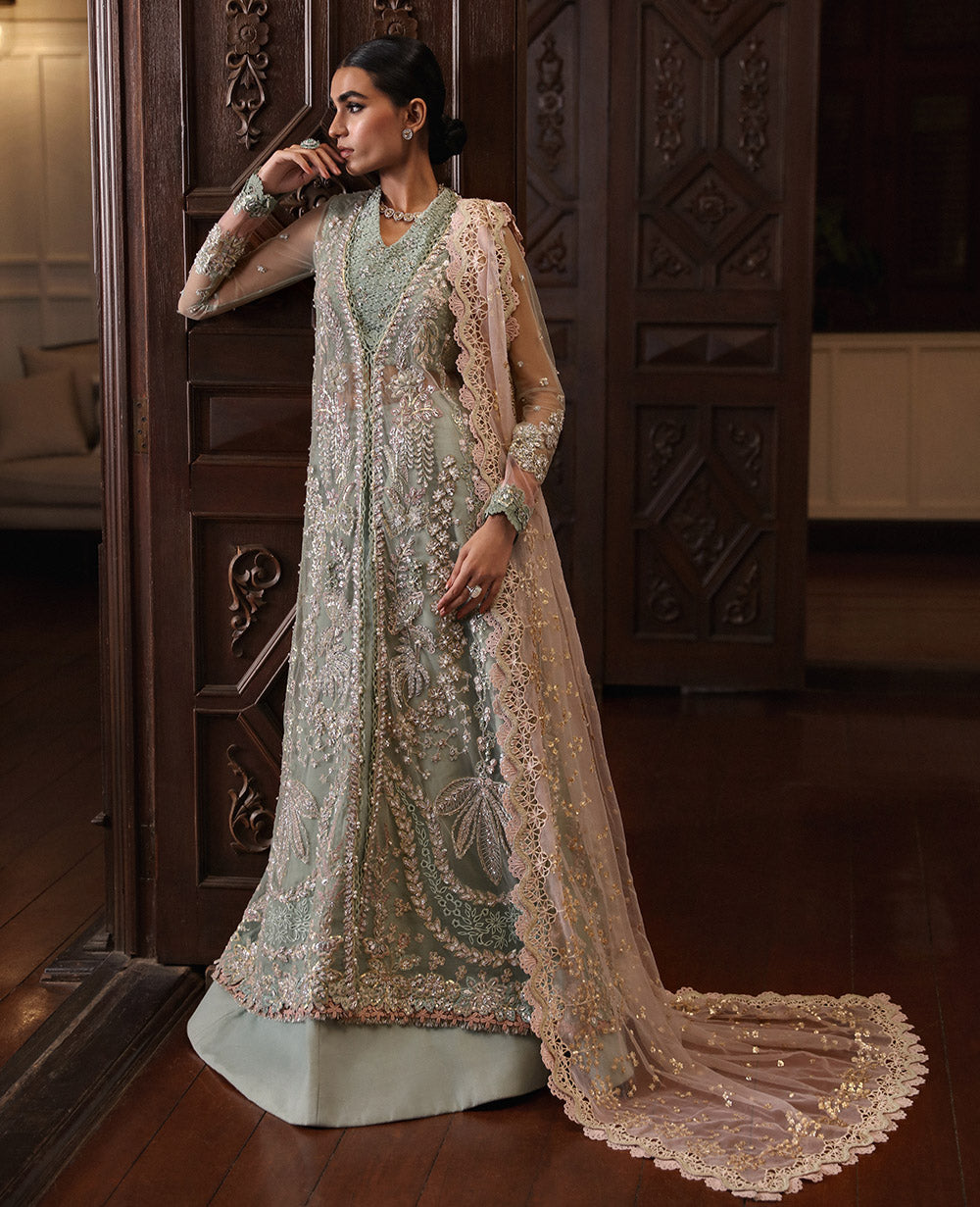 Republic Womenswear | Wedding Formals Vol-1 | Swann (WF-13) - Wedding Dress - Maria Faisal