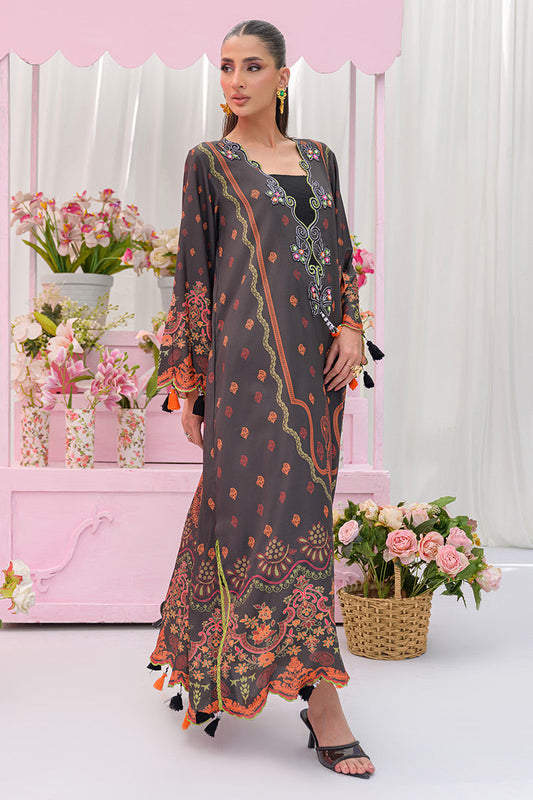 Chic Ophicial | The Maison Duo | Noir Saga - Luxury Dress - available at Maria Faisal in UK and USA.