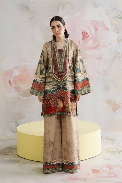 Vanya | Co Ords | CO-132 - Casual Dress - available at Maria Faisal in UK and USA.