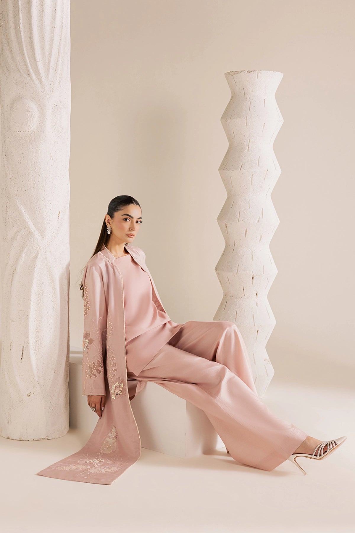 Vanya | Solana Luxe Pret | FF-79 - Luxury Dress - available at Maria Faisal in UK and USA.