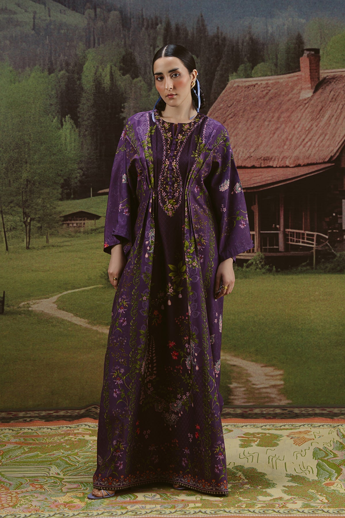 Vanya | Co Ords | CO-139 - Casual Dress - available at Maria Faisal in UK and USA.