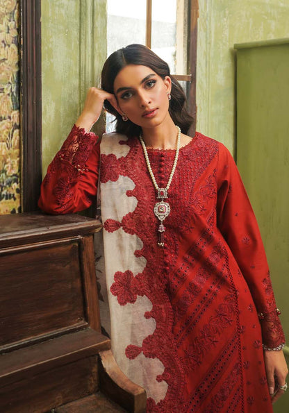 Zarqash | Tresor Luxury Lawn 24 | ZQT 007 ROSALINE - Maria Faisal