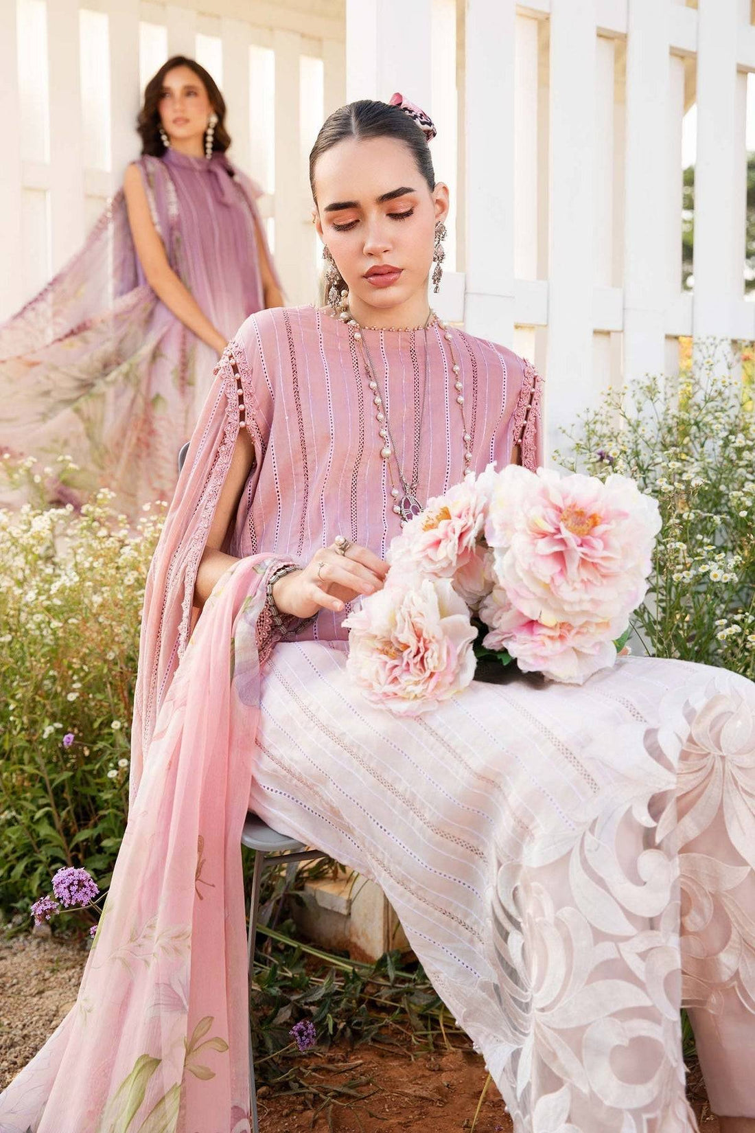 Maria B | M Prints 25 | MPT-2506-A by Maria Faisal - Registered Vendor of : Maria B - type : Ladies Clothes - 100% original wedding dresses