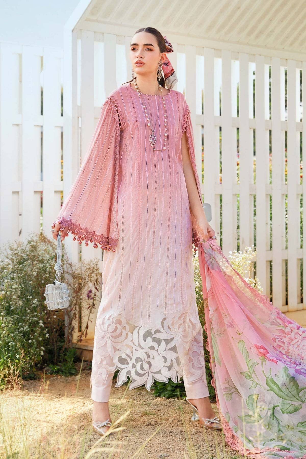 Maria B | M Prints 25 | MPT-2506-A by Maria Faisal - Registered Vendor of : Maria B - type : Ladies Clothes - 100% original wedding dresses