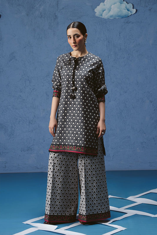 Vanya | Co Ords | CO-138 - Casual Dress - available at Maria Faisal in UK and USA.